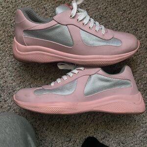Prada Pink Sneakers size 6